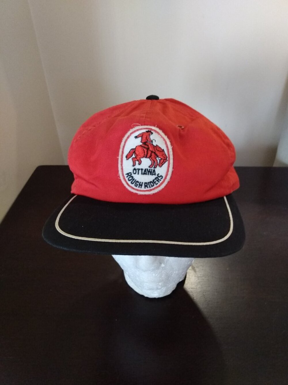 Vintage 70s Ottawa Rough Riders Hat CFL Football